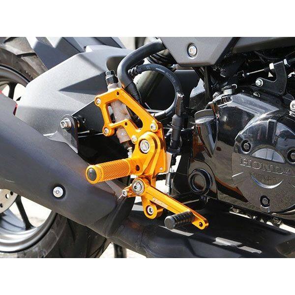 BABYFACE ベビーフェイス バックステップキット カラー：ブラック GROM HONDA ホンダ バックステップ ステップ 足回り