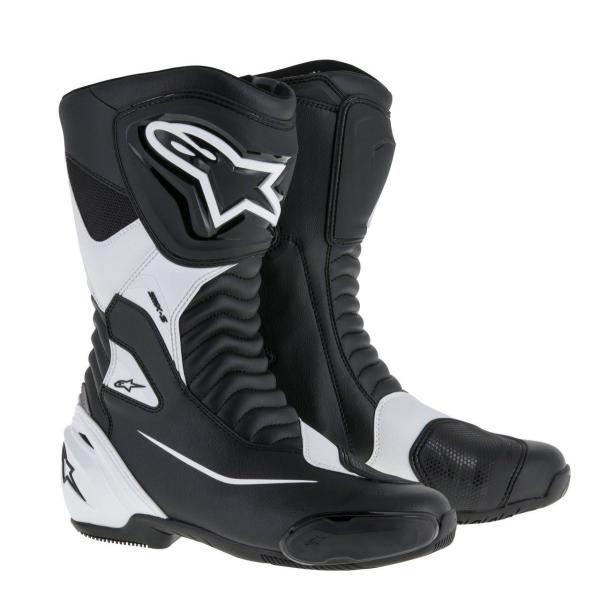 alpinestars アルパインスターズ SMX-S BOOT［SMX-S ブーツ ブラック／ホワイト］レーシングブーツ サイズ：38 オンロードブーツ フットウェア