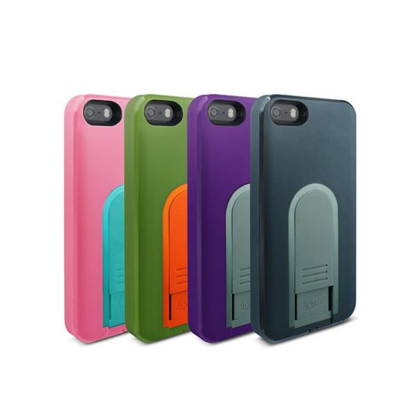 Intuitive Cube �C���g�D�C�e�B�u�L���[�u X�K�[�h iPhone5/5s�p �v���e�N�e�B�u�V�F�� �J���[�FMacaron Peach �X�}�[�g�t�H���P�[�X �d�q�@���