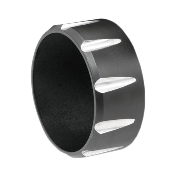 BASSANI �o�b�T�[�j �G���h�L���b�v �t���[�g�v���X�g���[�g�u���b�N �yENDCAP FLUTED PRO-ST BK [1860-0627]�z �}�t���[�G���h�L���b�v �}�t���[