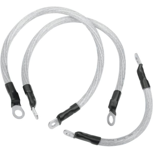 Drag Specialties �h���b�O�X�y�V�����e�B�[�Y �o�b�e���[�P�[�u���L�b�g �N���A�[ FXST 1984-88�p �yBAT CBL KT CLR 84-88 [79-3001]�z �z���E�R�[�h