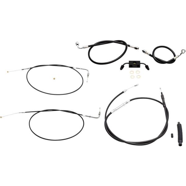 LA CHOPPERS GG[`bp[Y u[LCLbg 12-14 ubN XL ABSpyCABLE KIT BK ABS [0610-1851]z HARLEY-DAVIDSON n[[_rbh\