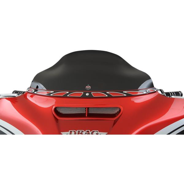 KLOCK WERKS �N���b�N���[�N�X �E�C���h�V�[���h FLARE���f�� 6.5 �u���b�N FLHT 2014-2017�p�yFLARE W/S 14-17FLHT 6.5BL [2310-0475]�z �X�N���[�� �O��