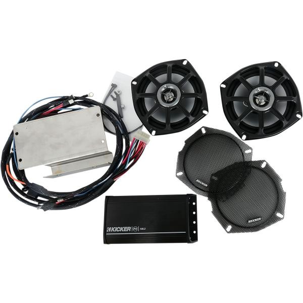 KLOCK WERKS �N���b�N���[�N�X �A���v�L�b�g KAWASAKI VAQUERO 2011+�p�yAUDIO KT KICKER 11+KAW VQ [4405-0471]�z �J���T�L �I�[�f�B�I�p�[�c �d���n