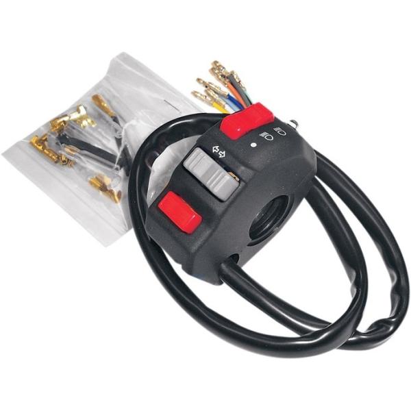 K&amp;S TECHNOLOGIES PCAhGXeNmW[Y Cg/^[/LXCb` yLIGHT/TURN/KILL SWITCH [0616-0036]z nhӃp[c nh