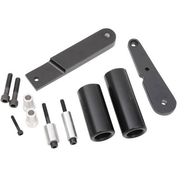 PRO-TEK �v���e�b�N �t���[���v���e�N�^�[ �u���b�N KAWASAKI�p�yFRAME SAVER KAW BLACK [0505-1250]�z EX650A Ninja 650R 2009 - 2011 EX650C �t���[��