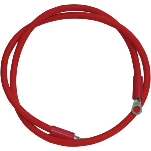 NYC CHOPPERS GkCV[`bp[X vXobe[P[u 8hbhCLTH yCABLE BATT POS 8hRED CLTH [2113-0308]z zER[h