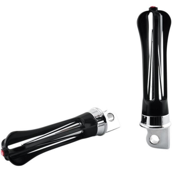 BATTISTINIS �o�`�X�`�j�X �X�e�b�v WIREFRAME���f�� �u���b�N/�N���[�� �yFOOTPEG WIREFRAME BLK/CHR [1620-1054]�z �t�b�g�y�O �����