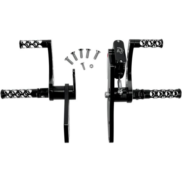 BATTISTINIS o`X`jX tH[hRg[ ubN +2 1986-1999pyFWD CNTL 86-99 BLK [1622-0342]z HARLEY-DAVIDSON n[[_rbh\ 