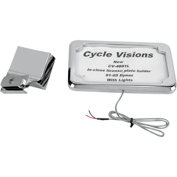 CYCLE VISIONS �T�C�N���r�W���� �i���o�[�v���[�g�}�E���g �����v�t�� 1991-05 FXD �yMOUNT LP W/LT 91-05 [2030-0326]�z �T�C�h�i���o�[�L�b�g �O��