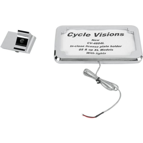CYCLE VISIONS �T�C�N���r�W���� �i���o�[�v���[�g�}�E���g �����v�t�� 2005-17 XL �yMOUNT LP W/LT 05-17 [2030-0330]�z �T�C�h�i���o�[�L�b�g �O��