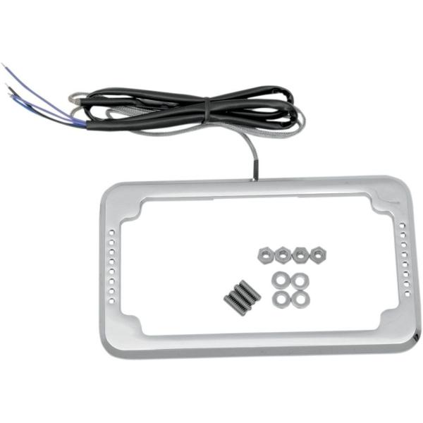 CYCLE VISIONS �T�C�N���r�W���� �i���o�[�v���[�g �E�B���J�[�t�� �N���[�� �yLICENSE PLT W/SNGL CHR [2030-0423]�z �i���o�[�v���[�g�z���_�[ �O��