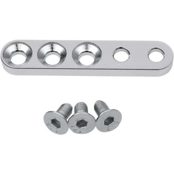 CYCLE PIRATES TCNpC[c Xg[gv[g N[ ySTRAIGHT PLATE CHROME [1610-0094]z ėpXe[