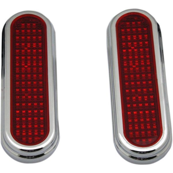 CUSTOM DYNAMICS JX^_Ci~bNX }[J[v FLATZf bh N[yLIGHT FLATZ RED CHROME [2040-1846]z Η dn