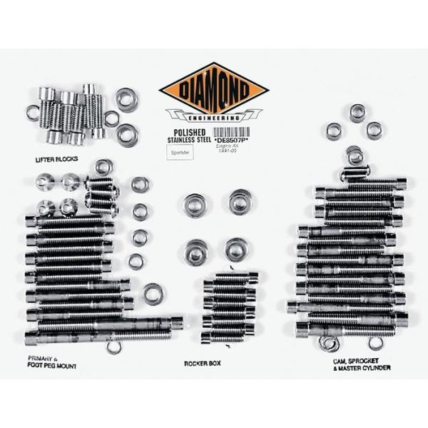 DIAMOND ENGINEERING �_�C�A�����h�G���W�j�A�����O �{���g�L�b�g�G���W�� XL 91-03 �yBOLT KIT ENGINE [2401-0266]�z HARLEY-DAVIDSON �n�[���[�_�r�b�h�\��