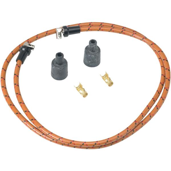 LOWBROW CUSTOMS ���[�u���[�J�X�^���Y �X�p�[�N�v���O ���C���L�b�g OAK/���b�h/�u���b�N�yWIRES SPARKPLUG OAK/RD/BK [2104-0267]�z �v���O�R�[�h �_�Όn