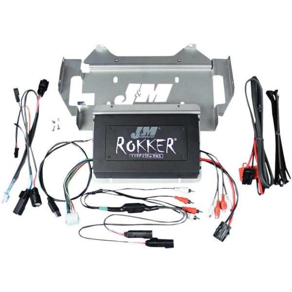 J &amp; M WF[AhG AvLbg ROKKERf 630W4 N[ FLH 2014-17X yAMP ROK 630W4CH 14-17FLHXz HARLEY-DAVIDSON n[[_rbh\