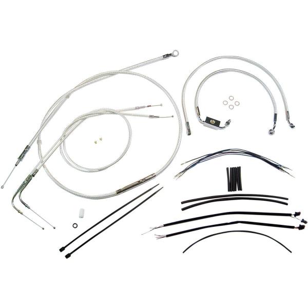 MAGNUM }Oi CONTROL CABLE KIT SC2 [0610-0864] Dyna Wide Glide (EFI) - FXDWG 2012 2017 HARLEY-DAVIDSON n[[_rbh\ u[L