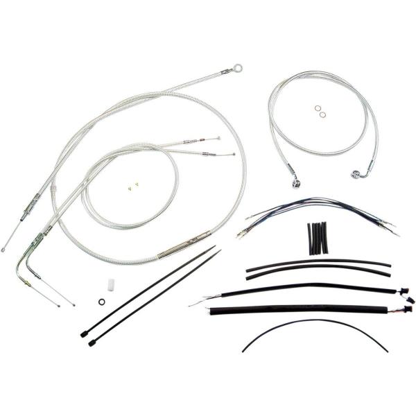 MAGNUM �}�O�i�� CONTROL CABLE KIT SC2 [0610-0875] Dyna Street Bob (EFI) - FXDB 2012 2017 Super Glide Custom FXDC 2014 �u���[�L