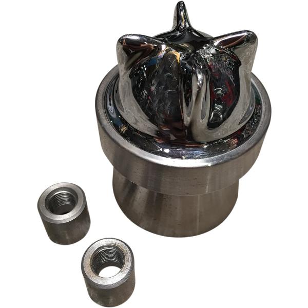 NASH MOTORCYCLE CO. �i�b�V�����[�^�[�T�C�N�� CAP CREEPSTER WELDON CHR [0703-0722] �t�B���[�L���b�v �G���W���p�[�c �G���W��