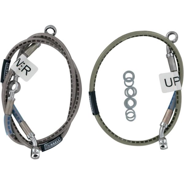 RUSSELL ���b�Z�� FRT BRK LN 00-06 XVS1100 [1204-9024] XVS1100A V-Star Classic YAMAHA ���}�n �u���[�L�z�[�X�E�N���b�`�z�[�X �u���[�L