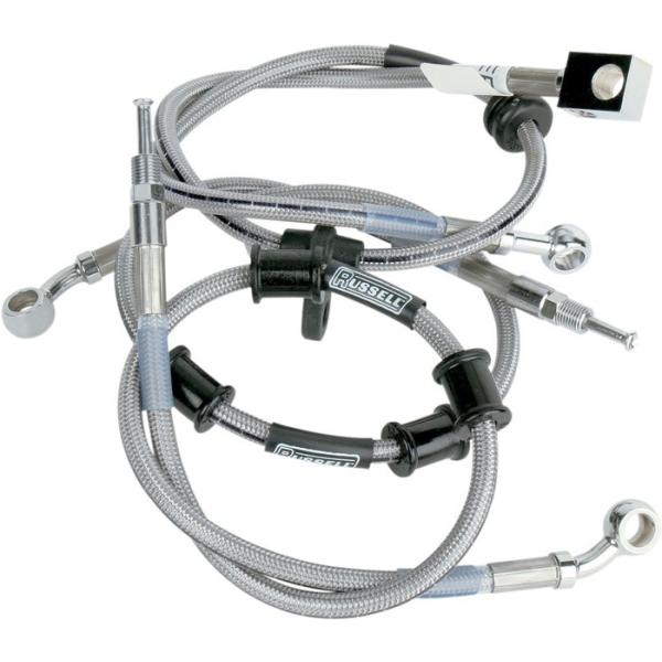 RUSSELL bZ HOSECBRAKE FRT LTZ400 03 [1741-0209] 400 DVX 2004 - 2008 LT-Z400 Quad Sport Z 2003  SUZUKI XYL u[Lz[XENb`z[X
