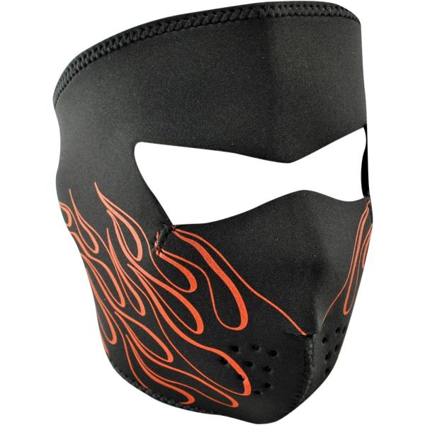 ZAN HEADGEAR UwbhMA FACE MASK ORANGE FLAME tFCX}XN Ap