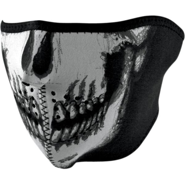 ZAN HEADGEAR UwbhMA HALF MASK GLOW SKULL FACE tFCX}XN Ap