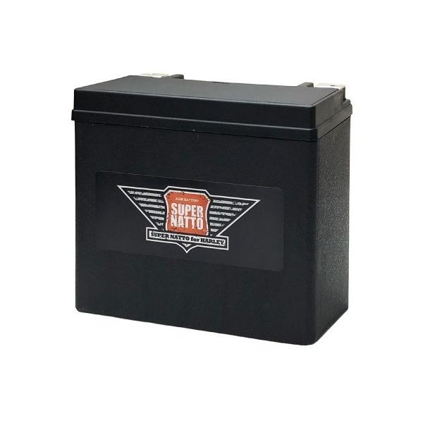 他サイト： SUPER NATTO スーパーナット ハーレー専用AGMバッテリー【スーパーナット】 YAMAHA ヤマハ HONDA ホンダ HARLEY-DAVIDSON ハーレーダビッドソン 鉛系バッテリーの商品画像