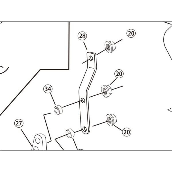 ENDURANCE �G���f�������X �y���[�X��p�z 28.STAY OIL CUP [�o�b�N�X�e�b�v�L�b�g(EH650K64R1)�F��C���i] CBR250RR(2017-) HONDA �z���_ �X�e�b�v �����