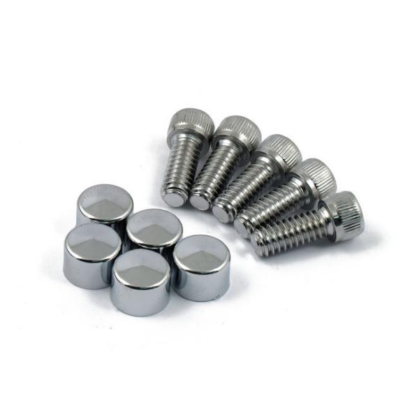 MCS �G���V�[�G�X �X���[�X�g�b�v�X �v�b�V���I���J�o�[�^�{���g�L�b�g�ySMOOTHTOPPS PUSH-ON COVER �� BOLT KIT�z COLOR�FBLACK 99-17 Softail Dyna Touring