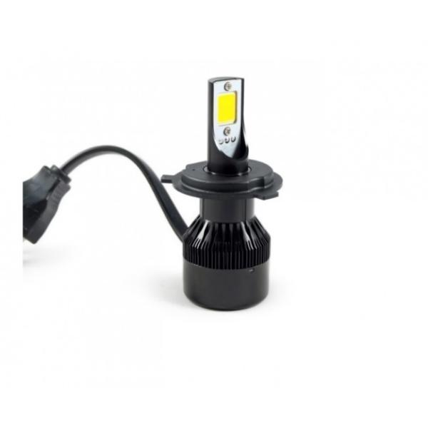 CAI ZUAN �J�C�W���A�� Vol.10 H4 LED �w�b�h���C�g�Z�b�g �P���r����(�F���x)�F6000K (�z���C�g) LED�w�b�h���C�g�o���u ���Η� �d���n