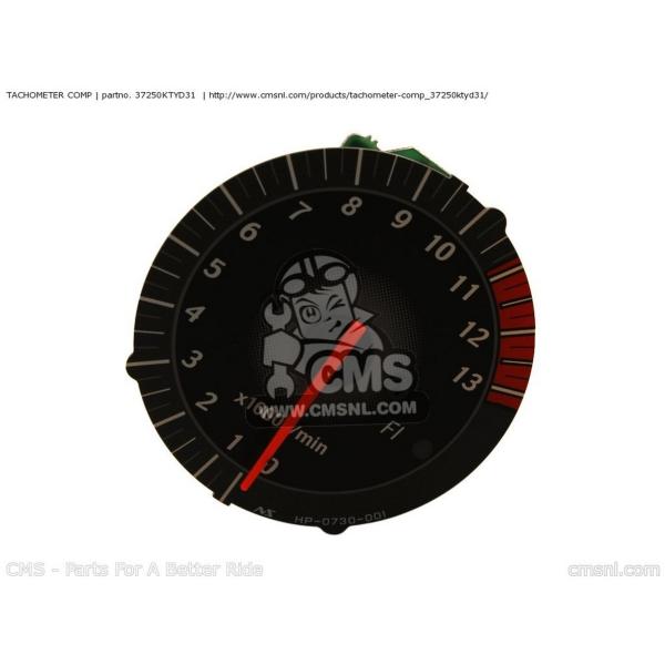 CMS V[GGX TACHOMETER COMP CBR125RW 2007 (7) AUSTRALIA ENGLAND EUROPEAN DIRECT SALES FRANCE / CMF GERMANY 2009 (9) WH 2010 (A) BLA KOREA dn