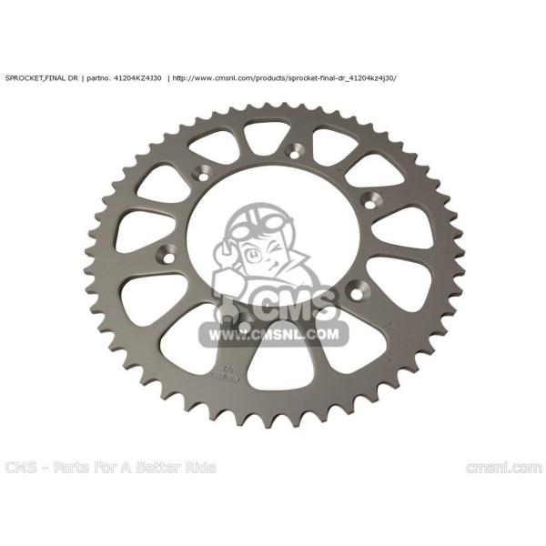 CMS V[GGX SPROCKETCFINAL DR CR125R (1) AUSTRALIA CANADA / CMF EUROPEAN DIRECT SALES USA (3) (4) (5) (6) (7) CRF250X (8) (9) (B) TYPE 2