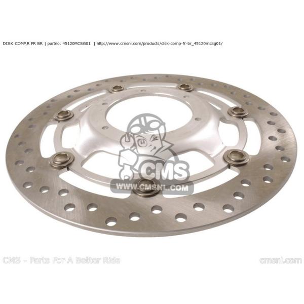 CMS V[GGX DISK COMPCR FR BR HONDA z_ u[LfBXN[^[ u[L