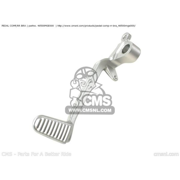 CMS V[GGX PEDAL COMPCRR BRA VFR1200F (A) AUSTRALIA CHINA ENGLAND / MKH EUROPEAN DIRECT SALES FRANCE CMF KOREA (B) VFR1200FD BRAZIL Xebv