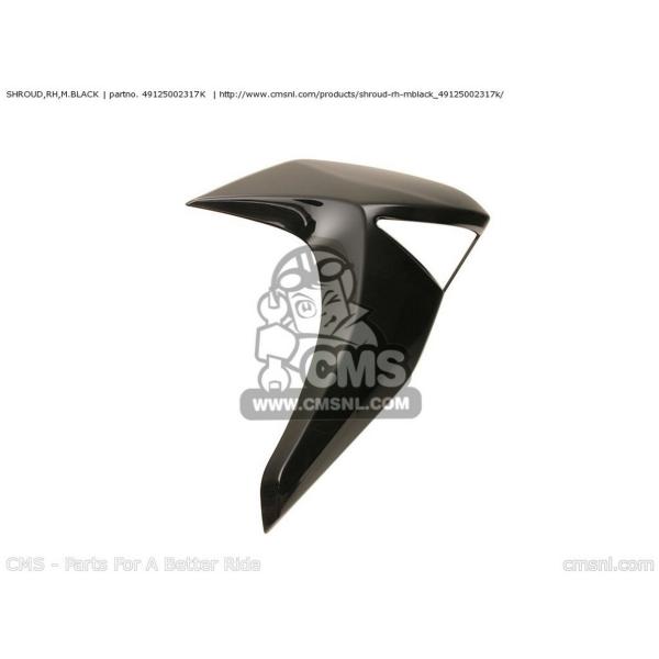CMS V[GGX SHROUDCRHCM.BLACK ZR1000B7F Z1000 USA KAWASAKI JTL TChJEETChJo[ JE֘A O
