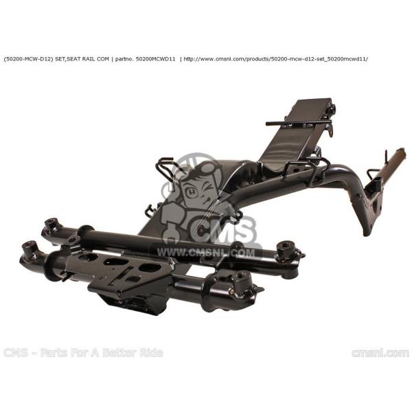 CMS �V�[�G���G�X (50200-MCW-D12) SET�CSEAT RAIL COM HONDA �z���_ �T�u�t���[�� �t���[��