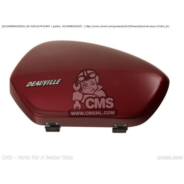 CMS �V�[�G���G�X (81230-MEW-D40ZD) LID ASSY�CR*R319M* HONDA �z���_ ���̑��p�j�A�P�[�X�I�v�V�����E��C���i �ԑ̗p�o�b�O�E�P�[�X