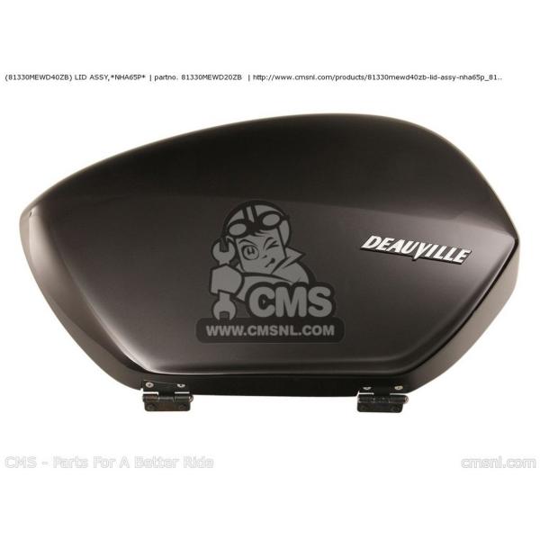 CMS �V�[�G���G�X (81330-MEW-D40ZB) LID ASSY�C*NHA65P* HONDA �z���_ ���̑��p�j�A�P�[�X�I�v�V�����E��C���i �ԑ̗p�o�b�O�E�P�[�X