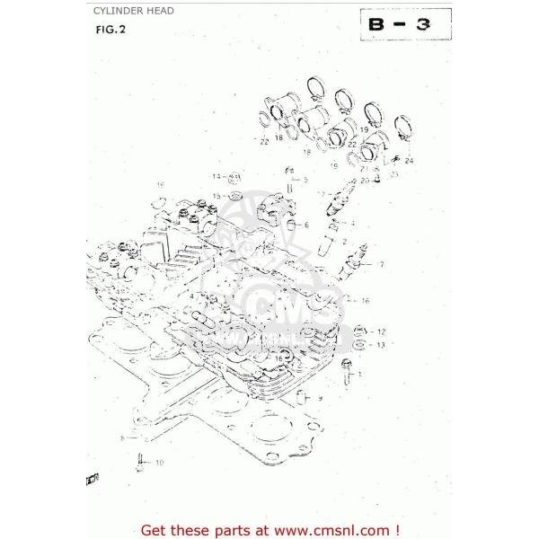 CMS V[GGX (11141-47086-H17) GASKET GS500E 1982 (Z) GENERAL EXPORT (E01) 1983 (D) SUZUKI XYL GWKXPbg GWp[c GW