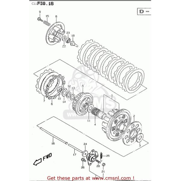 CMS �V�[�G���G�X (2120026833) GEAR ASSEMBLY�CPRIMARY DRIVE SUZUKI �X�Y�L ���̑��N���b�`�I�v�V�����E��C���i �쓮�n