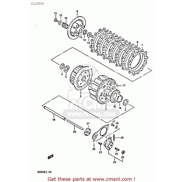 CMS �V�[�G���G�X (21200-44102) GEAR ASSEMBLY�CPRIMARY DRIVE SUZUKI �X�Y�L ���̑��N���b�`�I�v�V�����E��C���i �쓮�n