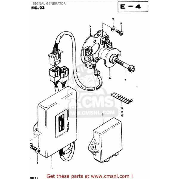 CMS �V�[�G���G�X (33110-493A0) STATOR�CSIGNAL GENERATOR GS1100G 1982 (Z) USA (E03) 1983 (D) GS1100GK GS1100GL GS850G GENERAL EXPORT (E01) GS850GL