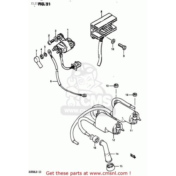 CMS �V�[�G���G�X (33410-34521) COIL ASSEMBLY�CIGNITION GS550L 1983 (D) USA (E03) 1985 (F) 1986 (G) SUZUKI �X�Y�L �C�O�j�b�V�����R�C�� �_�Όn �G���W��
