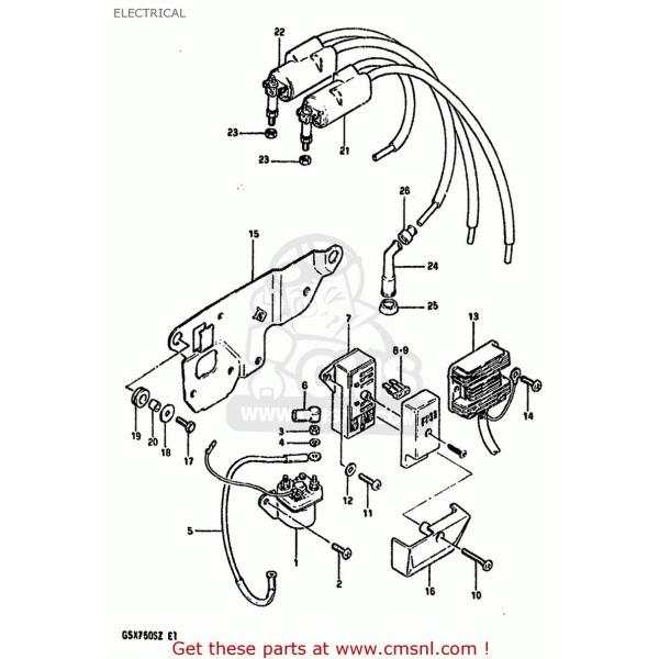 CMS �V�[�G���G�X (33410-31311) COIL ASSEMBLY�CIGNITION GS1000 1982 (Z) USA (E03) GS1100E 1983 (D) GS1100ES GS1100S GS750A GS750T SUZUKI �X�Y�L �_�Όn