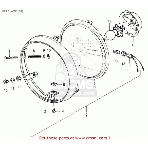 CMS �V�[�G���G�X (3512115550) LAMP UNIT GS450S 1982 (D) GENERAL EXPORT (E01) (Z) SUZUKI �X�Y�L �w�b�h���C�g ���Η� �d���n