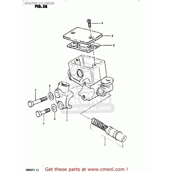 CMS V[GGX (59600-44X50) CYLINDER ASSEMBLYCMASTER SUZUKI XYL u[L}X^[V_[ u[L
