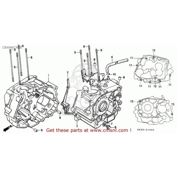 CMS V[GGX CRANKCASE COMPCRI CA125 REBEL T AUSTRIA | KPH S HONDA z_ ̑GWp[cIvVECi GWp[c GW