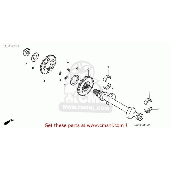 CMS V[GGX SHAFTCBALANCER CB500 1999 (X) AUSTRIA / 34P ENGLAND FRANCE HONDA z_ ̑GWp[cIvVECi GWp[c